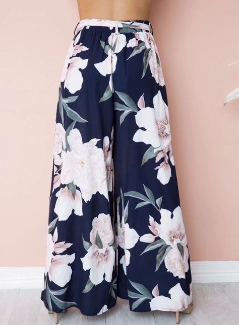 fba9d88164f3e2d9109ee770223212a0desc54445941ri One Shoulder Dress Long, Rush Dresses, Women Tie, Casual Wide Leg Pants, Printed Wide Leg Pants, Dress Bra, Pantalon Large, Loose Pants, Pant Style