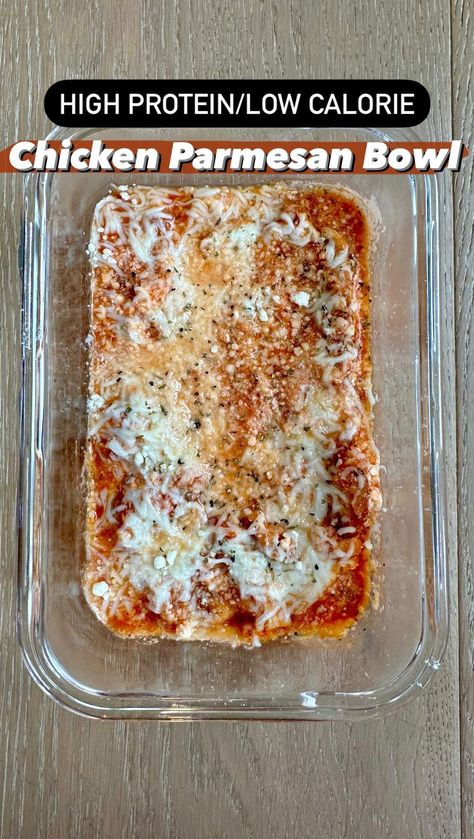 Chicken Parmesan Bowl 😍 Comes together in minutes & has over 40g protein! Like, save & tag a friend who would love this! You’ll… | Instagram Cottage Cheese Chicken Parm Bowl, Cottage Cheese Pasta Sauce, Cottage Cheese Sauce, Salsa Ranch Dressing, Cheese Pasta Sauce, Fajita Salad, Cottage Cheese Pasta, 40g Protein, Season Salt