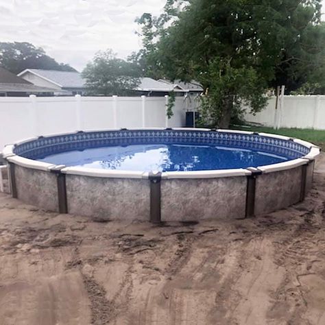 Buried Above Ground Pools In Florida Buried Above Ground Pool, Best Above Ground Pool, Above Ground Pools, Above Ground Pool Landscaping, Ground Pools, Palm Bay, Water Table, Pool Pump, Cost To Build