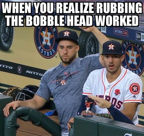 Astro Baseball, Astros World Series, George Springer, Houston Astros Baseball, José Altuve, Astros Baseball, Baseball Stuff, Sports Memes, Blue Jays