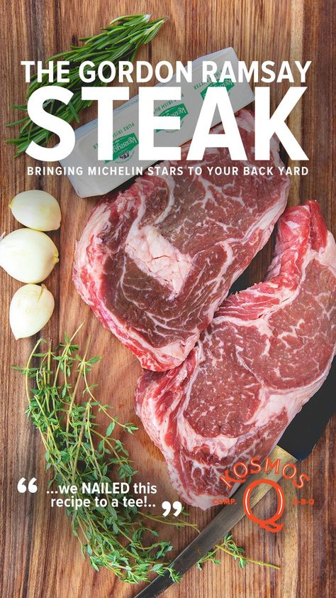 Gordon Ramsey Steak, Holiday Meats, Gordon Ramsay Home Cooking, Gordon Ramsay Dishes, Gorden Ramsey, Gordon Ramsay Steak, Chef Ramsey, Gordon Ramsey Recipes, Masterchef Recipes