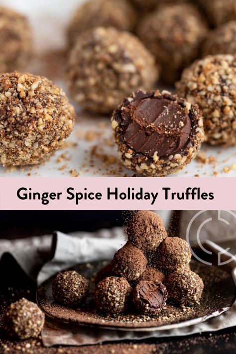 Raw Vegan Truffles, Orange Chocolate Desserts, Raw Truffles, Holiday Truffles, Vegan Bars, Healthy Biscuits, Dark Chocolate Recipes, Vegan Truffles, Candied Almonds