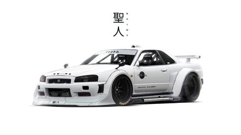 ArtStation - "DREAM" Series, Khyzyl Saleem Khyzyl Saleem, Nissan R34, Nissan Gtr R34, R34 Skyline, Skyline Gtr R34, R34 Gtr, Gtr R34, Jdm Wallpaper, Nissan Skyline Gt