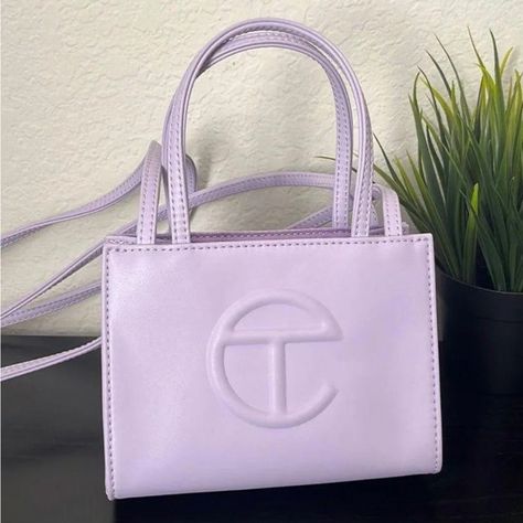 Small Telfar Bag- Lavender Brand New, Never Used! Purple Telfar Bag, Lavender Telfar Bag, Telfar Bags Small, Lavender Purse, Telfar Bags, Telfar Bag, Purple Purse, Comfortable Slippers, Girly Accessories