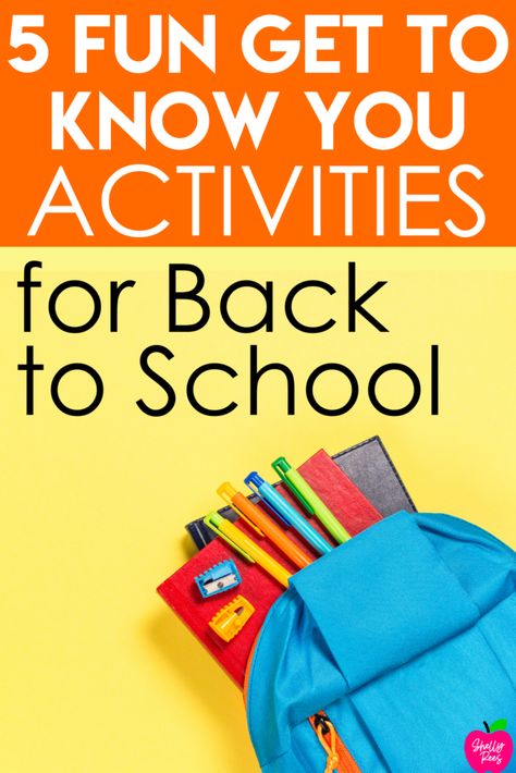 Looking for some fun ideas for get to know your students activities? Check out these 5 activities that are perfect for 3rd, 4th, 5th grade students and also for elementary and middle school! Includes fun ways on how to get to know your students - worksheets, ice breakers, drawings, games, and all about me activities. Just in time for back to school, the beginning of the school year, the first week back, and even meet the teacher night! Student Interest Inventory, All About Me Activities, About Me Activities, Elementary Lesson Plans, Math Vocabulary, Math Strategies, Middle School Teachers, Meet The Teacher, Math Workshop