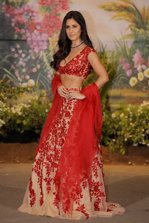 Sonam Kapoor Wedding, Manish Malhotra Lehenga, Deep Neck Dress, Red Lehenga Choli, Gold Lehenga, Sabyasachi Lehenga, Lehenga Wedding, Red Lehenga, Manish Malhotra