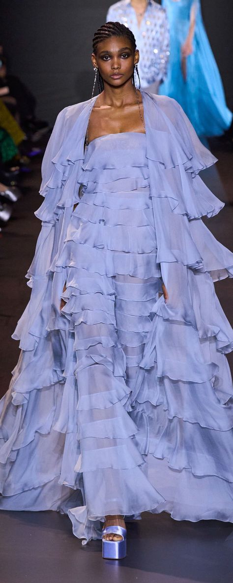 Spring 2023 Couture, 2023 Couture, Sandra Backlund, Irina Shabayeva, Christopher Bailey, Christopher Raeburn, Georges Hobeika, Catherine Malandrino, Spring 2023