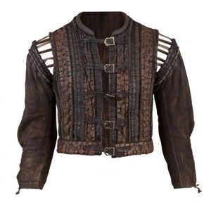 The Borgias Micheletto Corella's Leather Jerkin Dnd Fashion, Leather Jerkin, Borgias Costumes, Mortal Engines, Elizabethan Fashion, Co Clothing, Medieval Festival, The Borgias, Festival Costumes