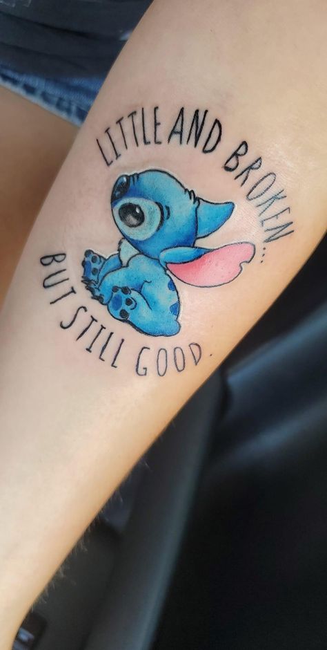 Toothless Tattoo, Disney Stitch Tattoo, Lilo And Stitch Tattoo, Matching Friend Tattoos, Turtle Tattoo Designs, Stitch Tattoo, Quote Tattoo, Clever Tattoos, Eagle Tattoos