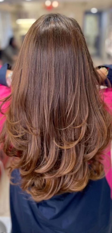 Toffee Colored Hair, Chilli Chocolate Hair Colour, Milk Chocolate Toffee Hair Color, Caramel Machiatto Hair, Toffee Coloured Hair, Fall Balayage Hair, Brown Sugar Hair, Rich Brunette Hair, Fall Balayage