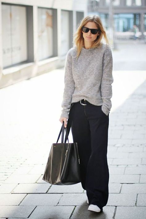 in-winters-335x500 Top 20 Ways to Style Palazzo Pants with Sneakers for Women Looks Street Style, Fashion Blogger Style, Outfit Trends, Urban Street Style, Mode Inspo, Celine Bag, 가을 패션, Fashion Mode, Looks Style