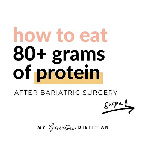 80 grams of protein but make it fun 💁‍♀️ You’ve probably heard that the protein recommendations for WLS patients are at least 60-80 grams per day… but what does that look like? Well, there are zillions of ways you can do that… maybe with the help of protein shakes and powders if you’re more newly post op and with more whole food options over time. Hitting your protein goal might seem overwhelming without a plan but these are some quick ideas to inspire you for your next meal or snack! ... 80 Grams Of Protein A Day, What Does 60 Grams Of Protein Look Like, Megan Moore, Deli Counter, Post Op, Food Options, Protein Shakes, Surgery, Whole Food Recipes