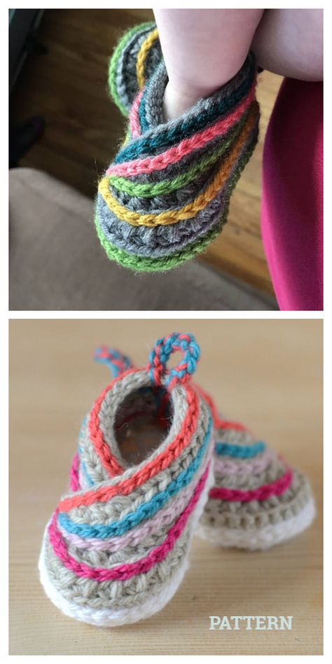 Baby Kimono Slipper Booties Crochet Patterns + Video - DIY Magazine Crochet Baby Kimono, Kimono Shoes, Crochet Baby Booties Free Pattern, Bootie Pattern, Baby Booties Free Pattern, Shoes For Babies, Crochet Baby Booties Pattern, Baby Kimono, Baby Booties Knitting Pattern