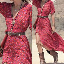 Women Sexy Boho Summer Casual Chiffon Floral Evening Party Beach Long Maxi Dress Vestidos Country, Bohemian Sundress, Beach Party Dress, Beautiful Maxi Dresses, Mode Boho, Chiffon Floral, Couture Mode, Bohemian Maxi Dress, Boho Style Dresses