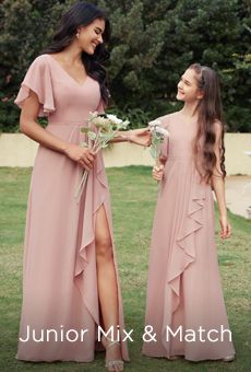 JJ's House Evening Dresses (295564) | JJ's House Modest Blush Bridesmaid Dresses, Dusty Rose Bridesmaid Dress, Braidsmaid Dresses, Mix Match Bridesmaids, Dusty Rose Bridesmaid Dresses, Bridesmaid Dresses With Sleeves, Blush Bridesmaid Dresses, Wedding Dress With Pockets, Elegant Bridesmaid Dresses