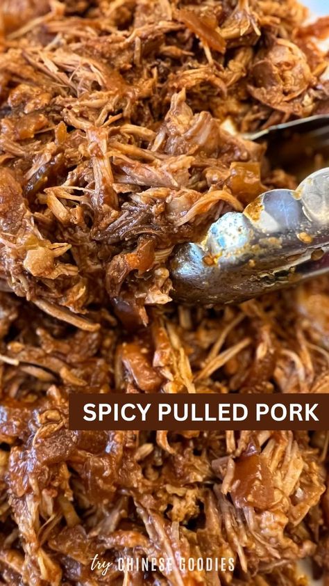 New California Spicy Pulled Pork flavor doesn’t need to be marinated in advance and can be effortlessly prepared in the oven or on the stove. The Pulled Pork is so tender and juicy and slightly spicy with a smoky flavor. It can also be used to prepare a variety of dishes: Pulled Pork Fried Rice, Pulled Pork Burgers, and Pulled Pork Nachos. Just make an extra batch and freeze it. These will be your best make-ahead meals. Oven Baked Pulled Pork, Baked Pulled Pork, Pulled Pork Oven Recipe, Oven Pulled Pork, Pulled Pork Sauce, Pulled Pork Oven, Spicy Pulled Pork, Pulled Pork Nachos, Pork Sauce