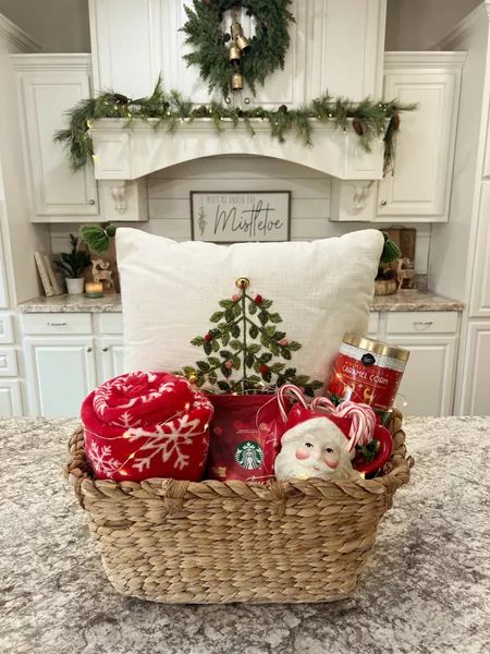 13.5" x 14.5" Woven Decorative … curated on LTK Our Winton Home, Cozy Christmas Basket, Jolly Basket, Gift Baskets For Christmas, Baskets For Christmas, Burl Ives, Burr Basket, Baskets Diy, Room Parent