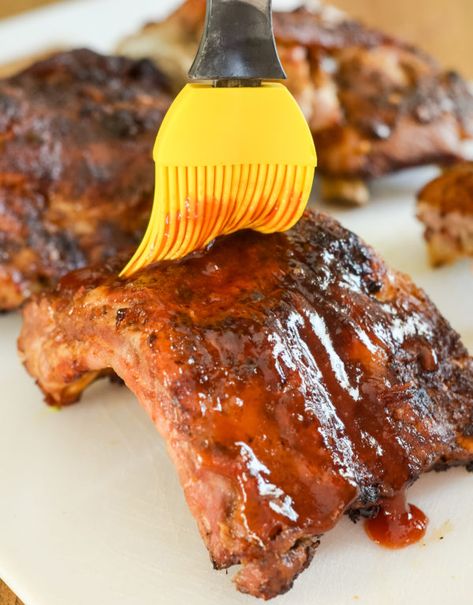 Get ready to make the BEST ribs you've ever had in the #NinjaFoodi! These Ninja Foodi Baby Back Ribs are perfect any day of the week. #GlutenFree The Best Ribs, Ribs Easy, Recipes Grill, Best Ribs, Back Ribs Recipe, Pork Back Ribs, Ninja Cooking System Recipes, How To Cook Ribs, Best Beef Recipes