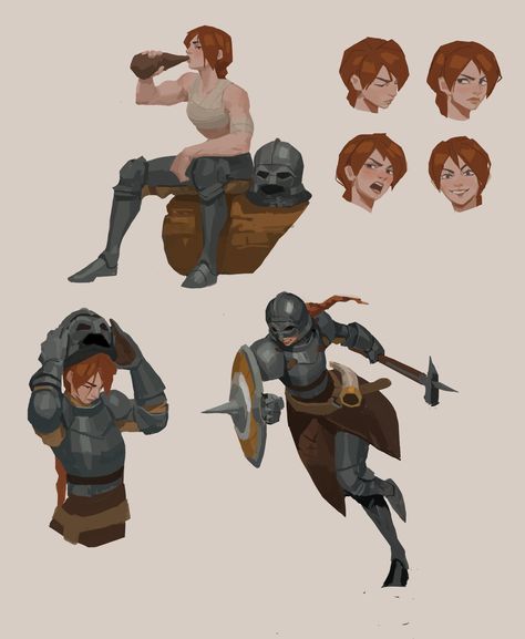 Hyung on Twitter: "Can somebody name her? https://t.co/UnPrqUDS0P" / Twitter Medieval Warfare Art, Buff Warrior Women, Dnd Character Sheet Design, Female Fighter Character Design, Female Knight Art, Space Viking, Fighter Dnd, Woman Knight, Armor Drawing