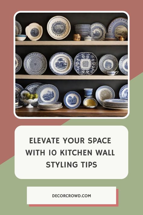 Discover the expert secrets to transform your kitchen walls into stunning masterpieces. Elevate both style and functionality with these 10 game-changing tips that will revolutionize your kitchen decor. Unleash your inner artist and create a space that seamlessly blends aesthetics with practicality. Get inspired today! Above Kitchen Sink Wall Decor, Blank Wall Above Kitchen Sink, Traditional Decor Ideas, Vintage Kitchen Utensils Display Wall Art, Large Sign Above Kitchen Cabinets, Kitchen Rules Sign Wall Decor, Kitchen Sink Wall, Wall Styling, Over Kitchen Sink