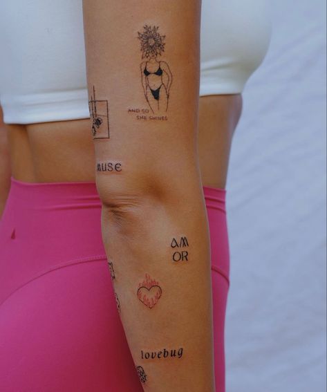 Tattoos Patchwork, She Is The Moment, Small Girly Tattoos, Petit Tattoo, Petite Tattoos, Spine Tattoos For Women, Hand Tattoos For Women, Finger Tattoo, Minimalist Tattoos