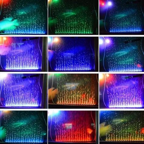 Aquarium LED Lamp Colorful Light Color Changing Bubble Light LED Diving Light Fish Tank Light Led Bulb Packaging, Aquatic Decor, Light Underwater, Bubble Lamp, Aquarium Led, Fish Tank Lights, Led Aquarium, Led Aquarium Lighting, Bubble Lights