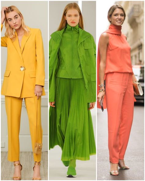 True Spring Color Palette Clothes, Light Spring Color Palette Outfits Street Styles, Spring Colour Palette Outfits, Light Spring Colour Palette Fashion, True Spring Color Palette Outfits, Warm Spring Celebrities, Warm Spring Color Palette Outfits, Bright Spring Neutral Colors, True Spring Outfits