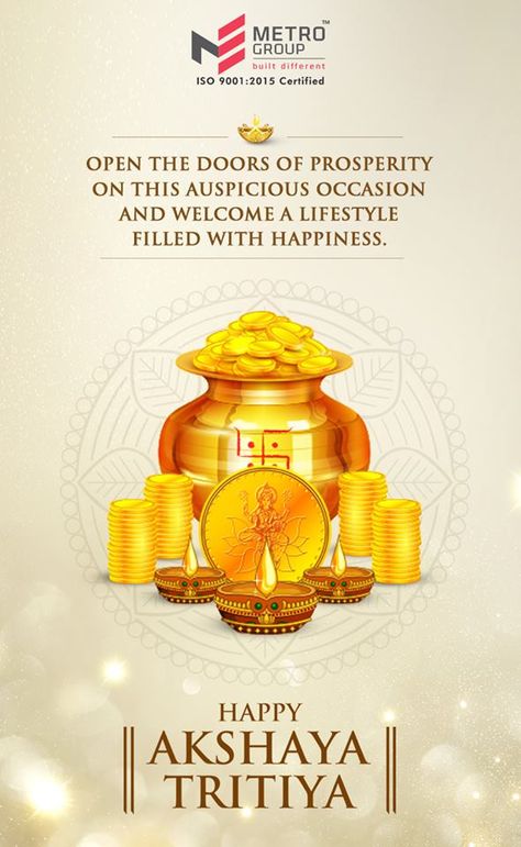 Metro Group wishes you all a very Happy Akshaya Tritiya  #AkshayaTritiya2018 #Festival #Celebration #Occasion #AuspiciousDay Akshayatritiya Wishes, Akshay Tritiya Creative Ads Jewellery, Akshay Tritiya Creative Post, Akshaya Tritiya Post, Akshaya Tritiya Creative Post, Akshaya Tritiya Jewellery Ads, Happy Akshaya Tritiya Wishes, Akshaya Tritiya Creative Ads, Akshay Tritiya Creative Ads