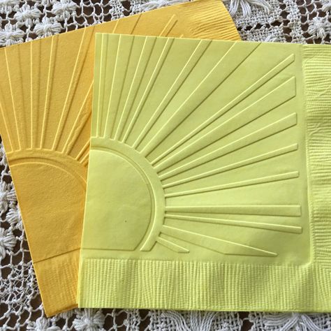 Sun Rays All Occasion Embossed Napkin Wedding Bridal - Etsy Napkin Wedding, Sunshine Baby Showers, Sunshine Birthday, Dinosaur Baby Shower, Shower Inspiration, Safari Baby Shower, Spring Baby, Baby Sprinkle, Wedding Napkins