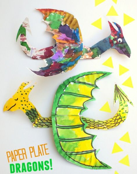 Get mystical with these stunning dragon crafts for kids! Perfect for the Chinese New Year and Appreciate a Dragon Day on 16th January! Paper Plate Art, Dragon Craft, Dragon Crafts, Dragon Party, Fun Arts And Crafts, Paper Plate Crafts, Art Camp, Plate Crafts, Paper Crafts For Kids