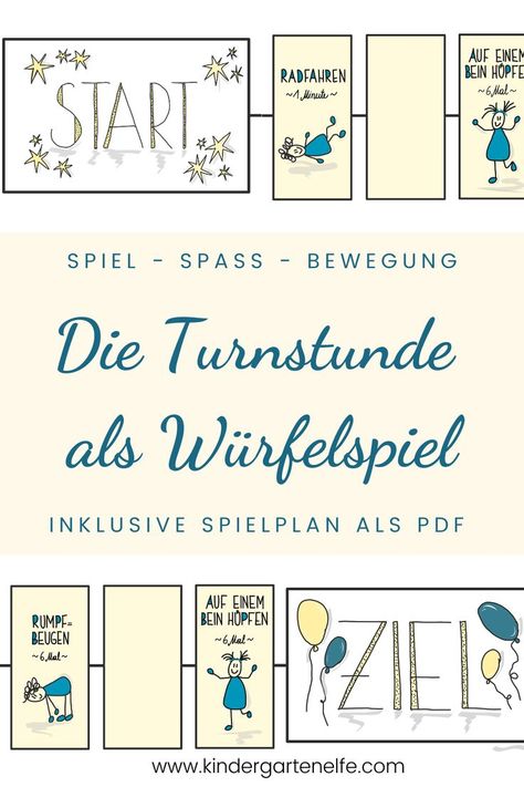 Wie du die Kinder zum Turnen animieren kannst, auch wenn dir grad kein Bewegungsraum zur Verfügung steht Kindergarten Portfolio, Winter Kindergarten, Elementary School Teacher, Preschool Math, Yoga For Kids, Exercise For Kids, Kindergarten Activities, Kids Sports, Quiet Book