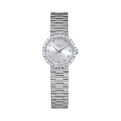 Diamond White Gold Watch - Piaget Women's Luxury Watch G0A42047 Piaget Watch, White Gold Watch, Piaget Jewelry, Gold Diamond Watch, Gold Diamond Watches, Amazing Watches, Watch For Women, White Gold Set, Time Life