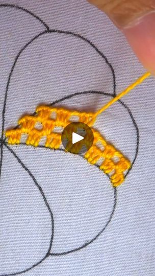 Buttonhole Stitch, Embroidery Stitches Tutorial, Cross Stitch Embroidery, Embroidery Stitches, Hand Embroidery, Cross Stitch, Embroidery, Sewing, Crochet