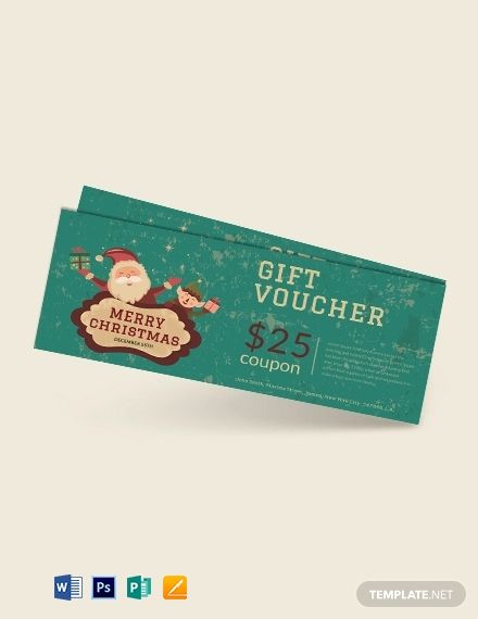 Instantly Download Free Modern Christmas Gift Voucher Template, Sample & Example in Microsoft Word (DOC), Adobe Photoshop (PSD), Apple Pages, Microsoft Publisher Format. Available in 8.5x4 inches + Bleed. Quickly Customize. Easily Editable & Printable. Christmas Voucher Design, Christmas Gift Voucher, Christmas Vouchers, Xmas Hampers, Christmas Gift Vouchers, Gift Voucher Template, Voucher Template, Voucher Design, Commercial Printing