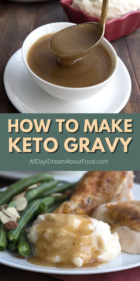 Keto Gravy, Keto Turkey, Keto Holiday Recipes, Low Carb Holiday, Keto Sauces, Keto Holiday, Low Carb Sauces, Roast Turkey, Low Carb Sides