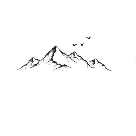 Pin by Adéla 🐾Vorlová on Montañas dibujo | Small girly tattoos, Mountain tattoo simple, Mountain tattoo in 2022 | Small girly tattoos, Moutain tattoos, Mountain tattoo Mountain Sketches, Moutain Tattoos, Small Mountain Tattoo, Berg Tattoo, Dear Love, Mountain Tattoo Simple, Mountain Tattoo Design, Small Girly Tattoos, Mountain Drawing