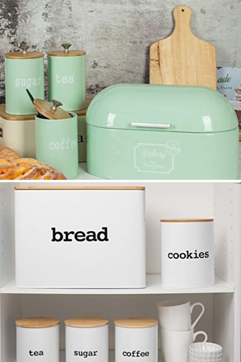 Organize your kitchen cabinets, your kitchen pantry, or your kitchen counter tops with these chic and affordable kitchen canister sets. Quiet Luxury Fashion, Walmart Kitchen, Affordable Kitchen, Kitchen Organisation, Geek Decor, Decorative Ideas, Home Decor Quotes, Playroom Furniture, Quiet Luxury