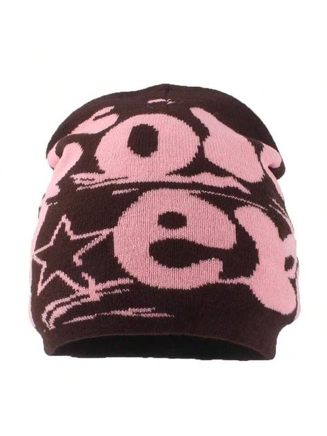 Mode Hip Hop, Women Beanie, Ski Cap, Pink Beanies, Winter Hats For Men, Estilo Hip Hop, Estilo Punk, Winter Hats Beanie, Women's Beanie