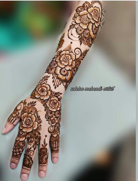 Khafif Full Hand Mehndi Design, Full Hand Mehndi Designs Khafif, Dubai Mehendi Designs Back Hand, Khafif Mehndi Designs New Dubai, Khafif Mehndi Designs, Floral Mehndi Designs, Floral Henna, Khafif Mehndi Design, Floral Henna Designs