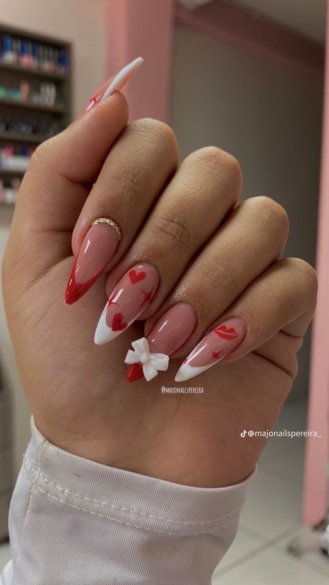 Colour Nail Art, Elegant Touch Nails, Gel Toe Nails, Pointed Nails, Girly Acrylic Nails, Work Nails, Simple Acrylic Nails, Dope Nail Designs, Pretty Gel Nails