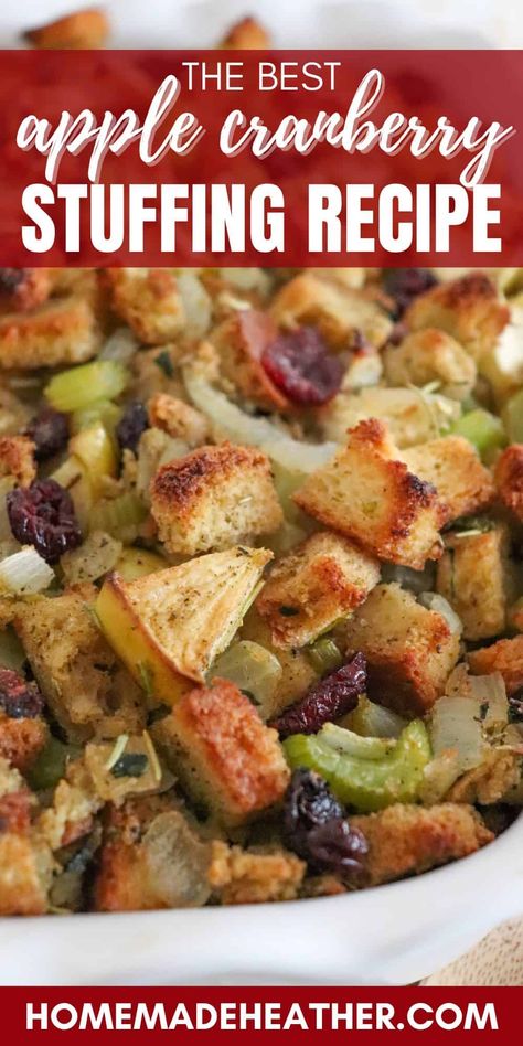 Cranberry Stuffing, Vegetarian Stuffing, Season Recipes, Homemade Stuffing, Stuffing Recipes For Thanksgiving, Holiday Dressing, Best Thanksgiving Recipes, Vegetarian Thanksgiving, Thanksgiving Stuffing