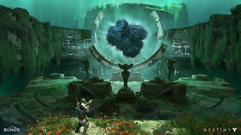 Art Assets from Bungie Cube World, Destiny Game, Black Garden, Destiny 2, Better Homes And Garden, Fantasy Places, Fantasy Concept Art, Environment Concept Art, Environmental Art