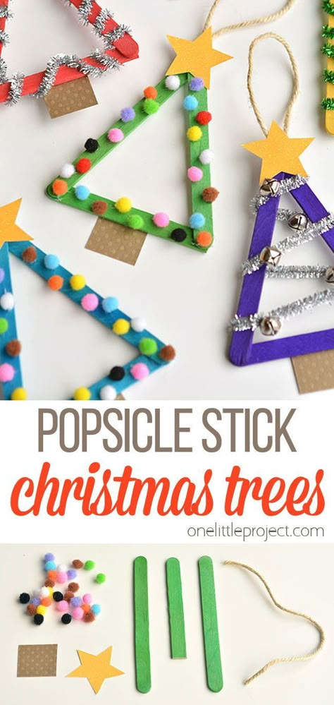 Stick Christmas Trees, Cards Design Ideas, Christmas Cards Design, Merry Christmas Cards, Stick Christmas Tree, Christmas Crafts For Toddlers, Preschool Christmas Crafts, Christmas Arts And Crafts, Tree Craft