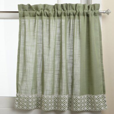 Cortinas Country, Half Window Curtains, Country Style Curtains, Half Curtains, Curtain Styles, Curtain Length, Tier Curtains, Window Bed, Lace Curtains