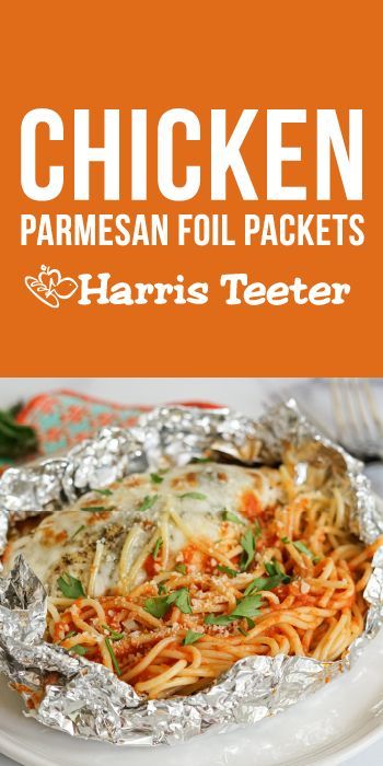 Foil Packets For The Oven, Easy Chicken Parm, Chicken Foil Packets, Foil Pack Dinners, Foil Packet Dinners, Foil Pack Meals, Chicken With Italian Seasoning, Harris Teeter, Foil Packet Meals