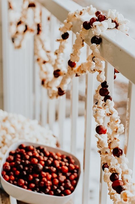 Christmas Tree Cranberry Garland, Cranberry Popcorn Garland, Christmas Popcorn Garland, Christmas Bucket Lists, Season Bucket List, Popcorn And Cranberry Garland, December Bucket List, Things To Do During Christmas, Christmas Bucket List Ideas