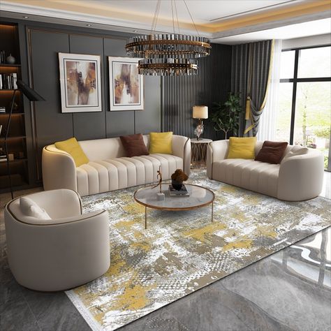 L Shaped Sofa Designs, Latest Sofa Designs, Luxury Furniture Sofa, Luxury Sofa Design, Classy Living Room, Couch Design, Living Room Sofa Set, Modern Sofa Designs, Living Room Sofa Design