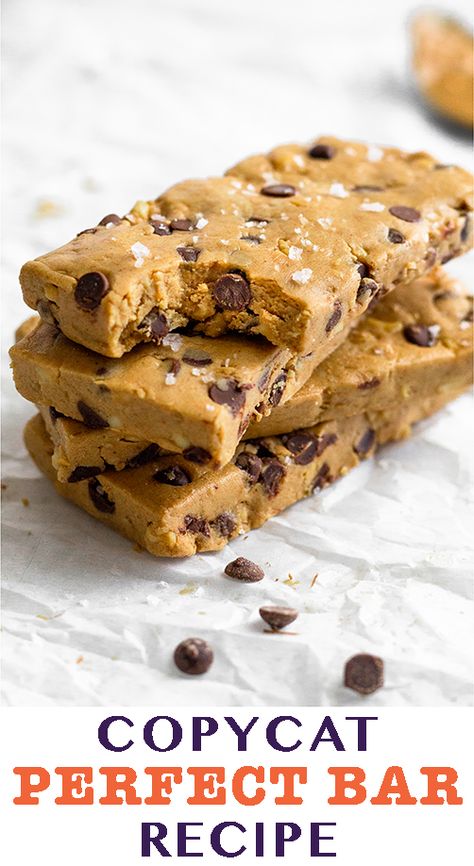 Perfect Bars Recipe Copycat, Clif Bar Copycat, The Perfect Bar Recipe Copycat, Clio Bars Recipe, Peanut Butter Perfect Bar Recipe Copycat, Diy Perfect Bars, Perfect Bar Copycat Recipe, G2g Protein Bar Copycat Recipe, Copycat Perfect Bars