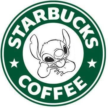 Disney Starbucks, 귀여운 음식 그림, Lilo Et Stitch, Starbucks Logo, Coffee Logo, Coffee Svg, Rainbow Brite, Love Stitch, Lilo Stitch