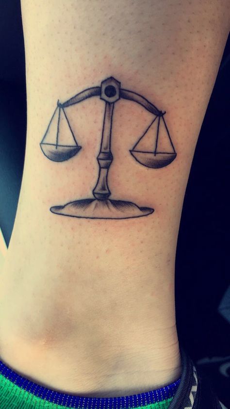 Libra scales #libra #tattoo Libra Scales, Libra Tattoo, Deathly Hallows Tattoo, Scales, Triangle Tattoo, Tattoos